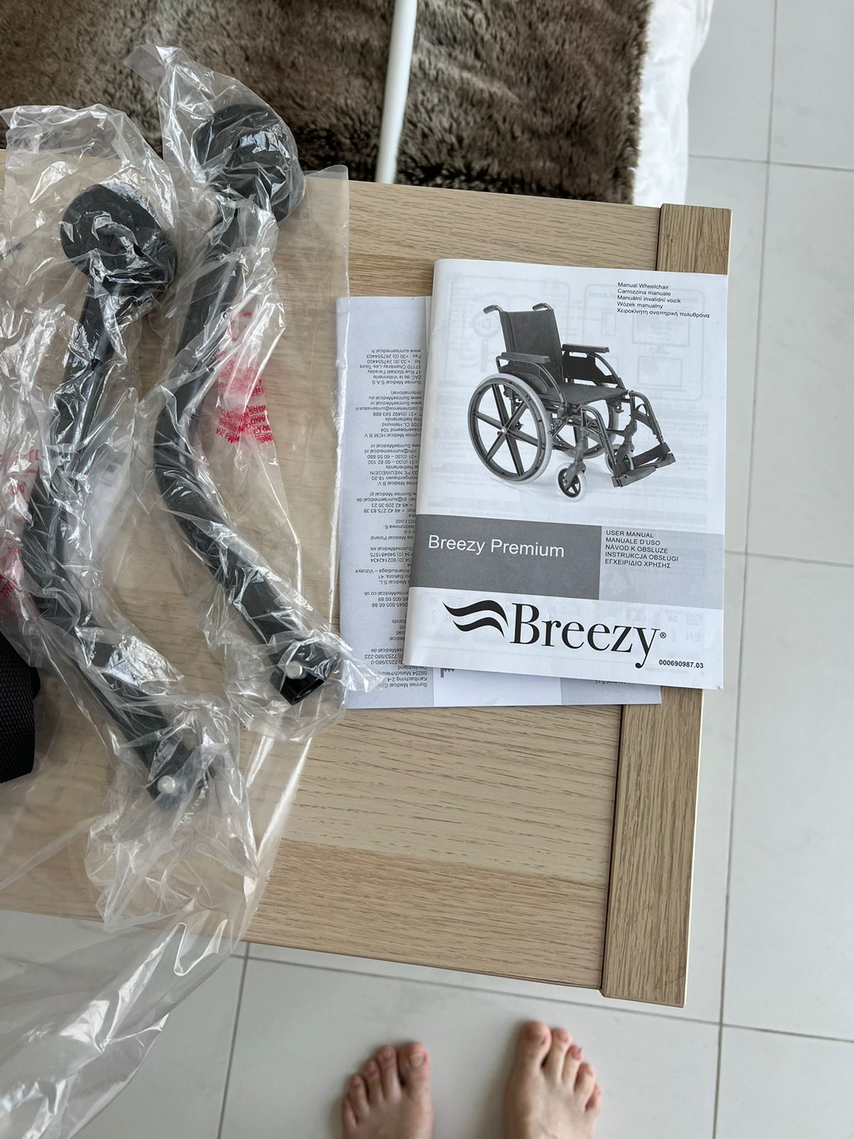 Manual wheelchair Breezy Premium